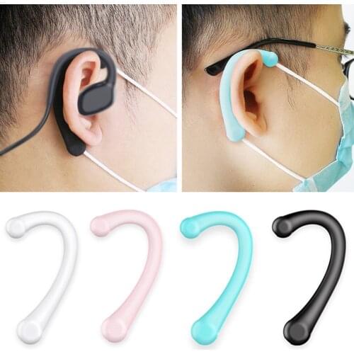 Pcs Soft Silicone Face Mask Ear Hook Antistroke And Painproof Mask Ear Catch Silicone Ear Hook Face Mask Ear appealing