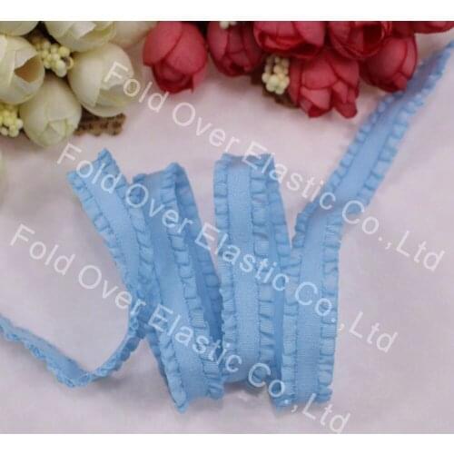 New!! 13mm ruffled elastic 100yards free shipping 91105