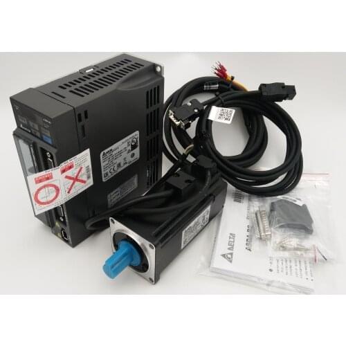 New Original Delta AC Motor Kit 220V CNC Servo Driver+Motor Kits 400W ASD-A2-0421-M+ECMA-C10604RS