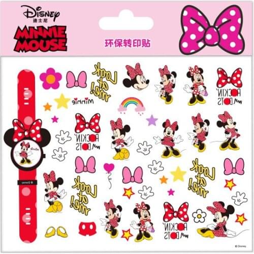 Genuine Disney Mickey stickers children cartoon tattoo stickers Personality waterproof tattoo stickers toys