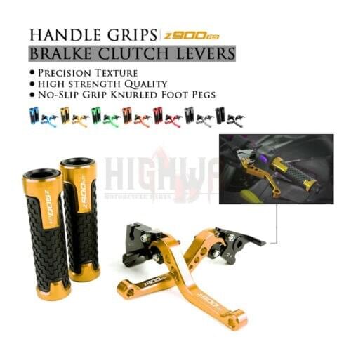 Brake Lever Handlebar Grips Grip CNC Aluminum Short Adjustable Brake Clutch levers For KAWASAKI Z900RS Z 900 RS 2018-2019