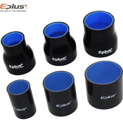 EPLUS Silicone tubing Hose Intercooler Turbo Intake Pipe Coupler Hose Universal Straight Multiple sizes black Length 76mm