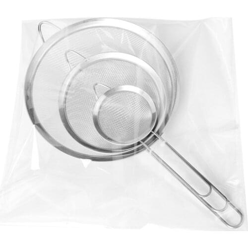 Stainless Skimmer Strainer Colander Mesh Deep Fryer Oil Frying Filter Scoop Noodles Dumpling Sieve Kitchen Tools Kitchenware 1PC