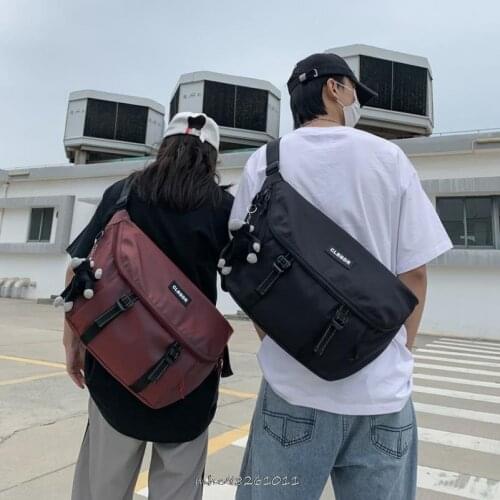 New Trend Crossbody Bags for Women Solid Color Bag Female Luxury School Shoulder Bag College Student Tuition 2021 Bookbag