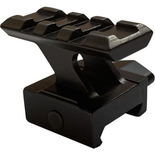 Quick Release Airsoft Rifle Scope Riser 21mm Rail Scope Mount Adapter Weaver Picatinny Rail Scope Mount Gun Accessories