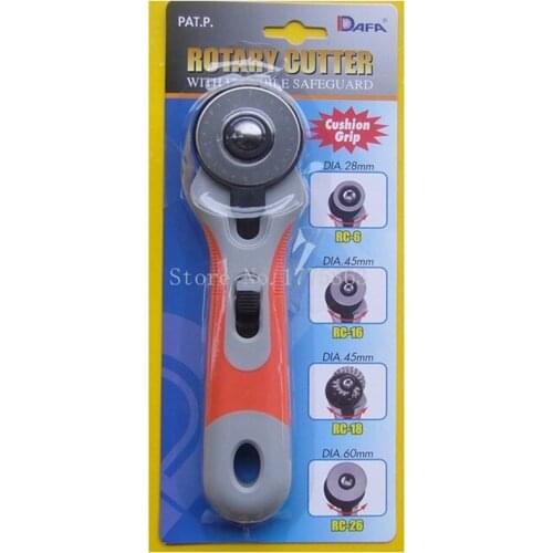 Useful 28mm Soft Grip Rotary Cutter , Circular Cut Blade for Patchwork Leather Vinyl Paper Craft AA7762