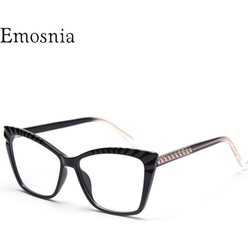 Women Brand Designer Eyeglasses Optical Spectacles for Men Sexy Cat Eye Fashion Styles Glasses Frame Anti-Blue Light Eyeware