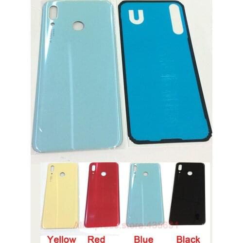 10Pcs/lot Original New Back Battery Door Rear Glass Housing Cover with Sticker Adhesive Tape For Huawei Nova 3 Repair Parts
