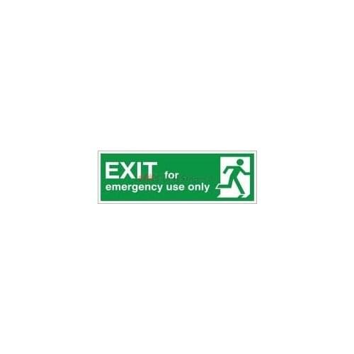 160x50mm EXIT for emergency use only Self adhesive label sticker,product code PL25, free shipping