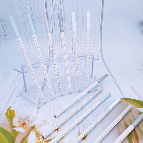 2/1PC Wooden Pencil 2B Stripe Student Drawing Painting Sketch Stationery Kids Pencil Carbon Safe Pen for School Office Supplies