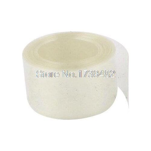 2M 43mm Flat 27mm Dia PVC Heat Shrink Tubing Clear for 1 x 26650 Battery