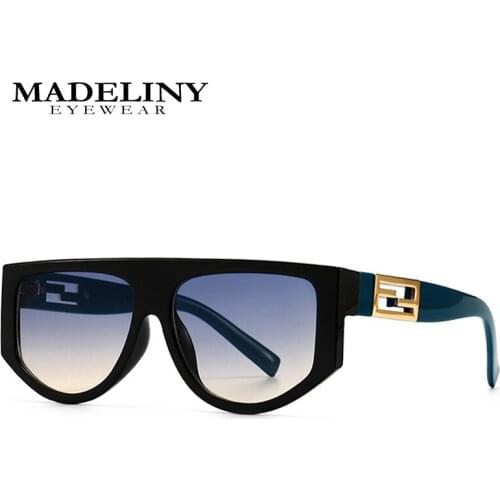 2021 Square Oversized Sunglasses Women Gradient Glasses Women Luxury Brand Designer Outdoor Ladies UV400 Eyeglasses MA500