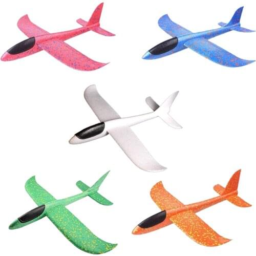 36cm Hand Throw Airplane EPP Foam plane Launch fly Glider Planes Model Aircraft Outdoor Fun Airplane Toys for Children Kids Game