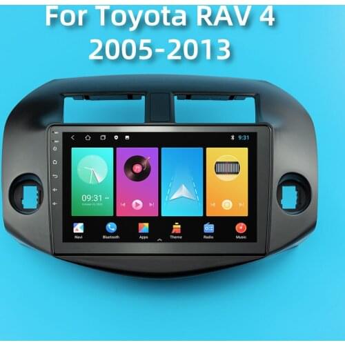 For Toyota RAV 4 RAV4 2005-2013 2 Din Car Radio Multimedia Video Player WIFI Navigation GPS Android Head Unit with Frame Audio