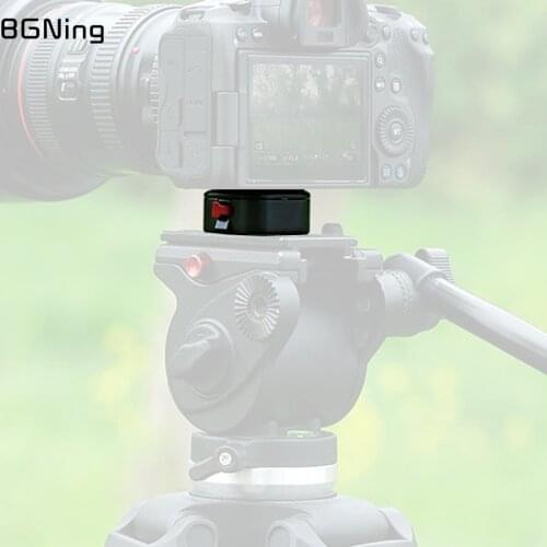 Quick Release Plate Clip Clamp Tripod Quick Instal Base Mount for SLR Cameras Cage Rig Follow Focus Support Microphone Monitor