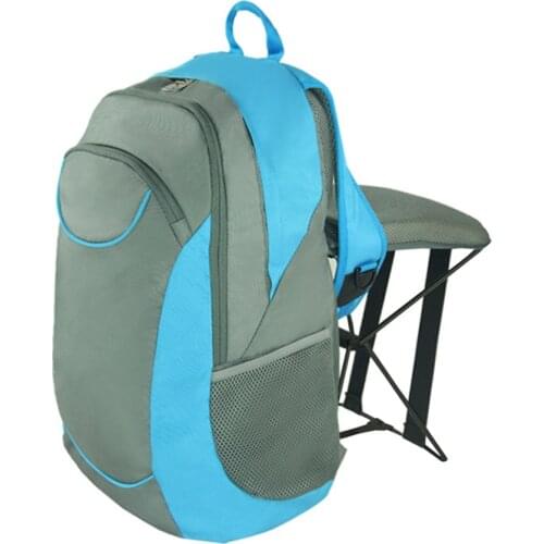 C1313 47L Multifunctional Folding Stool Backpack Outdoor Sports Backpack Wear-Resistant Mountaineering Rucksack With Stool