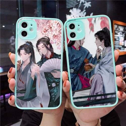 Word of honor cartoon Phone Case matte transparent For iphone 7 8 11 12 plus mini x xs xr pro max funda cover
