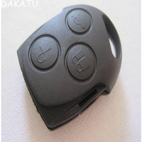 DAKATU For Ford Fiesta Focus Mondoe Ka C-MAX 3 BUTTON REMOTE KEY case shell no key blade