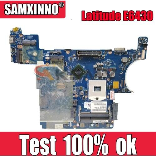 For DELL Latitude E6430 QM77 Laptop Motherboard CN-0F761C 0F761C QAL80 LA-7781P SLJ8A Notebook Mainboard DDR3