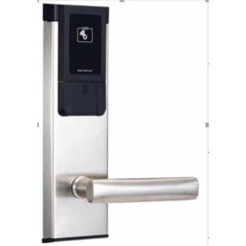 ID Card/Key Unlocking Stainless Steel Access Control Hotel Door Lock