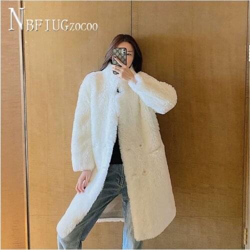 High Quality Winter Women Faux Fur Coats Casual Loose Fake Fur Jacket