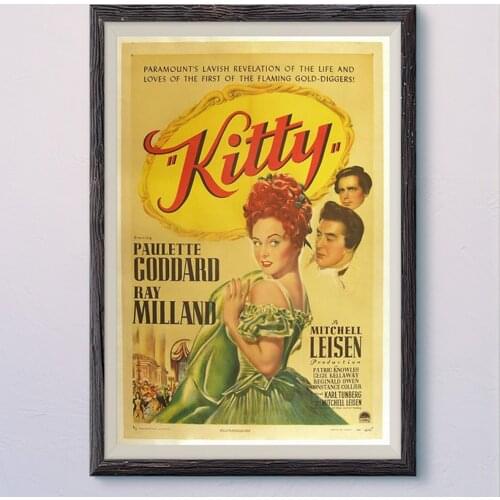 N183 KITTY Vintage Classic Movie Wall Silk Cloth HD Poster Art Home Decoration Gift