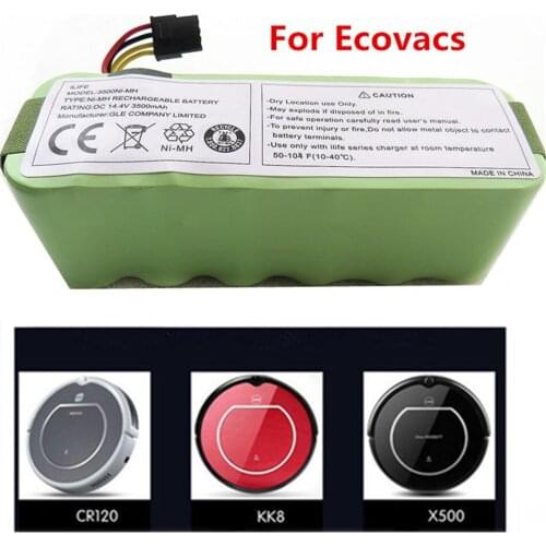 Newest 14.4V 3500mAh Battery for Haier T320/T321/T310/T322/T325 for Ecovacs Mirror CR120/Dibea X500 X580 high quality hotsell