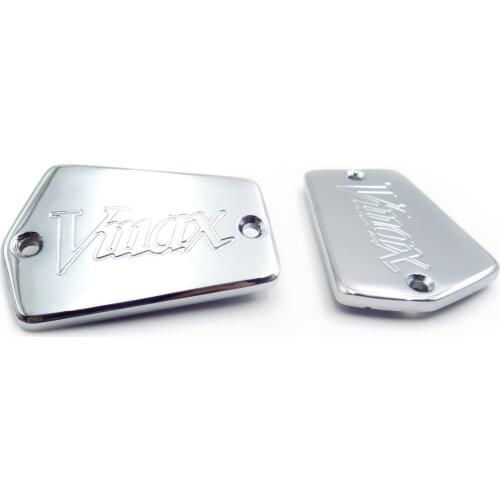 Aftermarket Free Shipping Motorcycle Parts Billet Fluid Reservoir Cap For Yamaha V Max Vmax 1200 Carbon 1985-2007 CHROMED