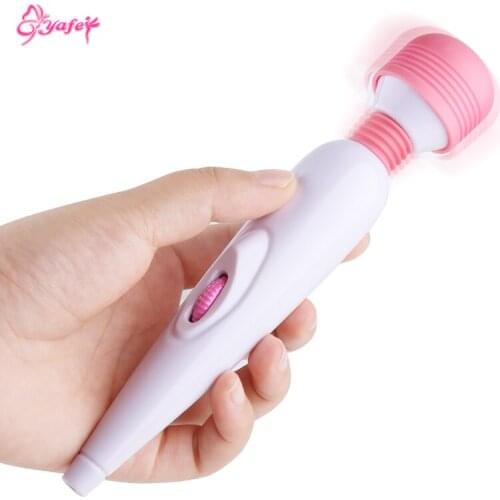 Adjustable Powerful Mutispeed Vibration Massager AV Vibrator for Women USB Charging Vagina Clitoris Stimulator Adult Sex Toys