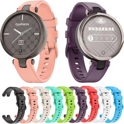 Silicone Wrist Strap for Garmin Lily Women’s Fitness Sport Bracelet Replacement Watchband For Garmin Lily Smart Watch Band