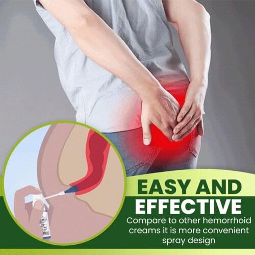 Natural Herbal Hemorrhoids Spray 30ml Pain Relief No Stimulation Hemorrhoid Treatment Health99
