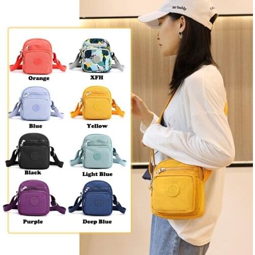 Fashion Nylon Waterproof Women Shoulder Bag Small Crossbody Bag Ladies Handbag Pocket bolsa feminina Female Traval Purse Pocket