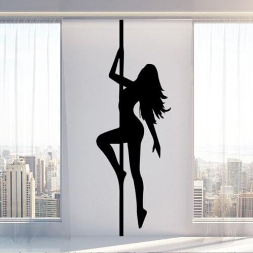Hair Salon Sexy Woman Wall Sticker Vinyl Art Removable Design Poster Mural Hot Long Hair Girls Portrait Decoration LY1372