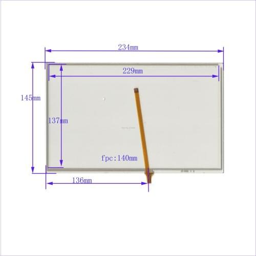 ZhiYuSun wholesale 234*145mm suitable 2pcs/lot 4lines resistance screen this is compatible blass suitable 234mm*145mm