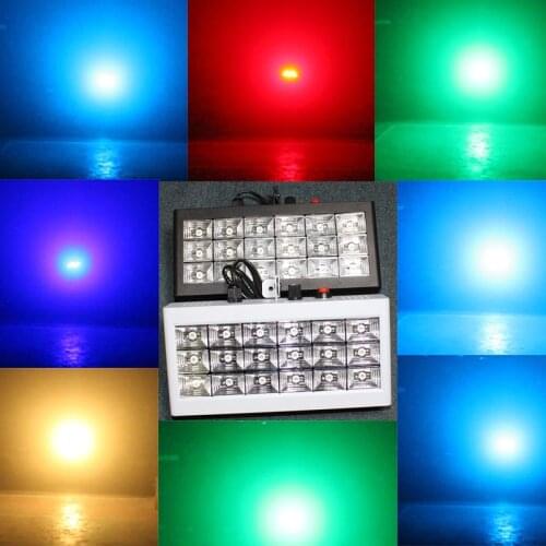 Sound music control 18W RGB Led stage Effect lighting DJ party show strobe Disco light 220V AC 110V Laser Projector Club Bar