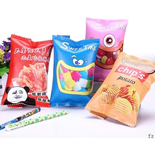 500 Pcs Pencil Case Pencilcase Pencil Bag Cartoon Wallet PU Storage Bags for School Supplies