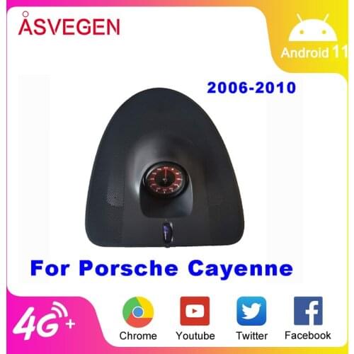 Car Stopwatch For Porsche Cayenne 2006-2010 Interior Dashboard Center Clock Compass Time Electronic Meter Clock Accessional