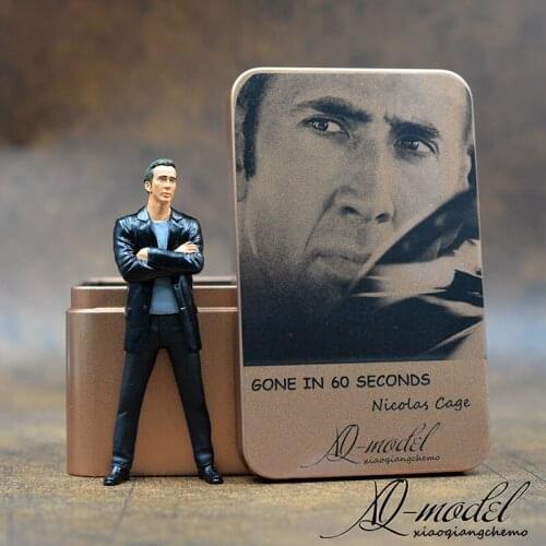 Gone in 60 Seconds Resin Figure 1/18 Scale Car Model Scene Simulation Static Mini Doll Model Toys Collection Display Accessory