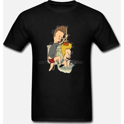 Printed Men T Shirt Man Funny Beavis and Butthead T shirt Cute Cartoon Stylish Streetwear T-Shirts Latest Camiseta Women T-Shirt