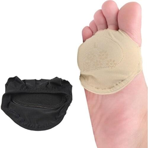 Cotton Half Insoles Pads Foot Care Insoles Forefoot Pain Relief Massaging Gel Metatarsal Toe Support Pads Insoles Forefoot