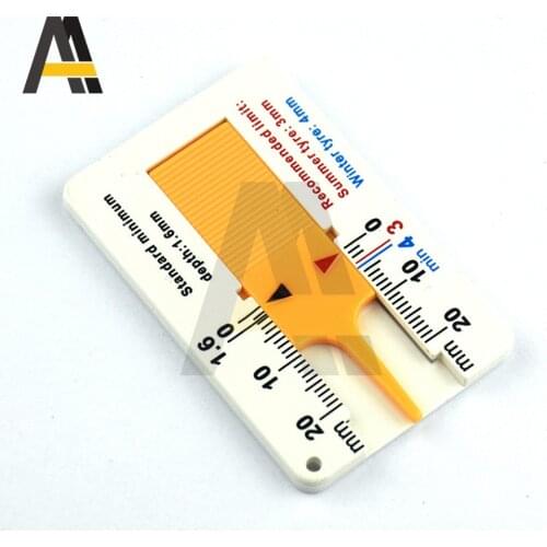 0-20MM Car Tyre Tread Depth Gauge Caliper Tire Pattern Depth Ruler Wheel Measure Car Tire Thickness Detection Diagnostic Tools
