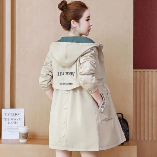 Plus cashmere Thicken Hooded Windbreaker Women Mid-Long Autumn Winter New Style Popular Korean British Style Trench Coat Female