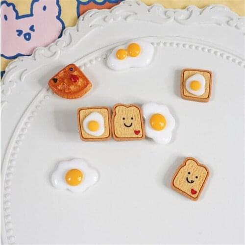 Cute Mini Bread Pizza Hairpin Lolita Handmade Hair Clip Girl Women Hair Accessories B1895