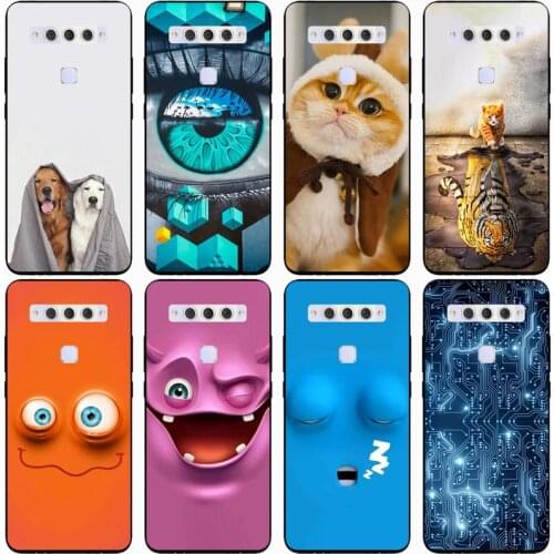Fashion Soft silicone TPU Back Cover For TCL Plex Phone Funda Case For TCL 10 SE for TCL 10 L Cute Cartoon Case