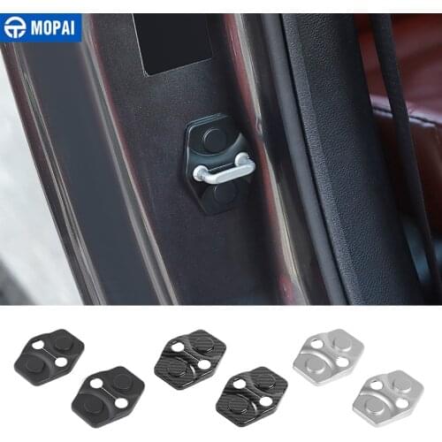 MOPAO Interior Mouldings for Dodge Challenger 2012+ Car Door Lock Decoration Cover Accessories for Dodge Challenger 2012