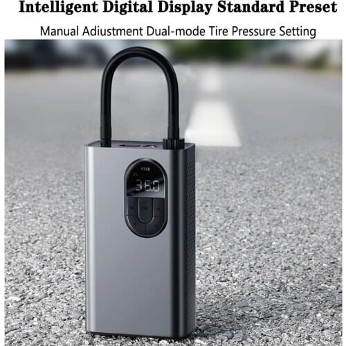 Auto Tire Inflator Portable Cordless 150PSI Rechargeable Pump with Pressure Gauge Wireless Digital Smart Display for Car