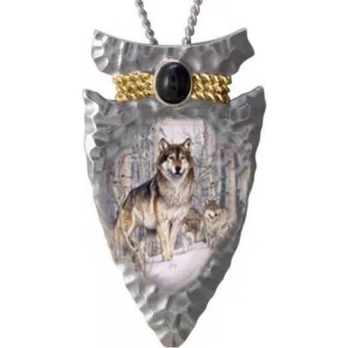 Cheap Fashion Jewelry Fashion Pendants Mens Jewellery Aesthetic Accessories Wolf Totem Mens Necklace Jewellery Faith Cool Stuff