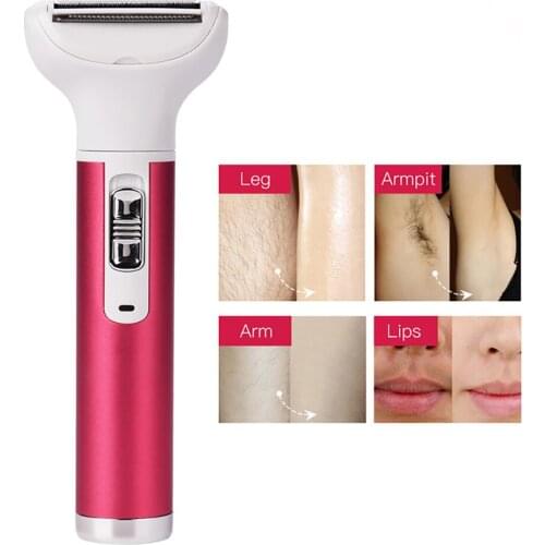 New 5 in 1 Electric Hair Remover Rechargeable Lady Shaver Nose Hair Trimmer Eyebrow Shaper Leg Armpit Bikini Trimmer Women Epila