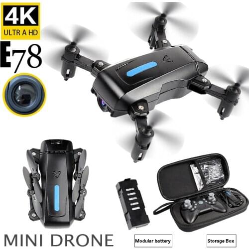 NEW Mini E78 Drone With HD 4K Camera Hight Hold Mode RC Quadcopter RTF WiFi FPVQuadcopter RC Helicopter Quadrocopter Toy -40