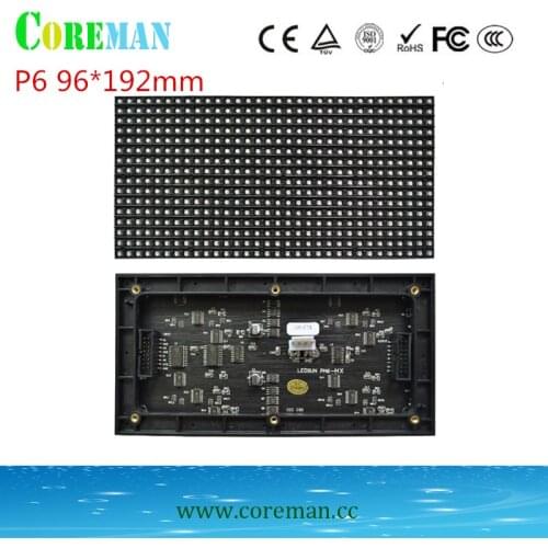 Full color led module ph6 outdoor full color led display module led video screen xxx com p3p2p2.5xxxxp4